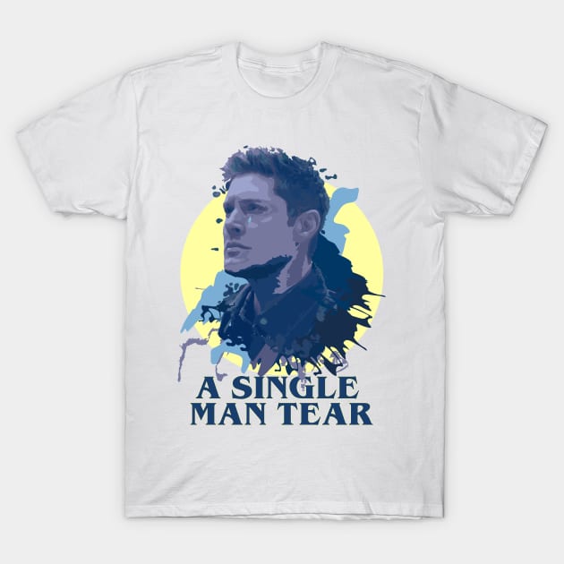 A Single Man Tear T-Shirt by SuperSamWallace
